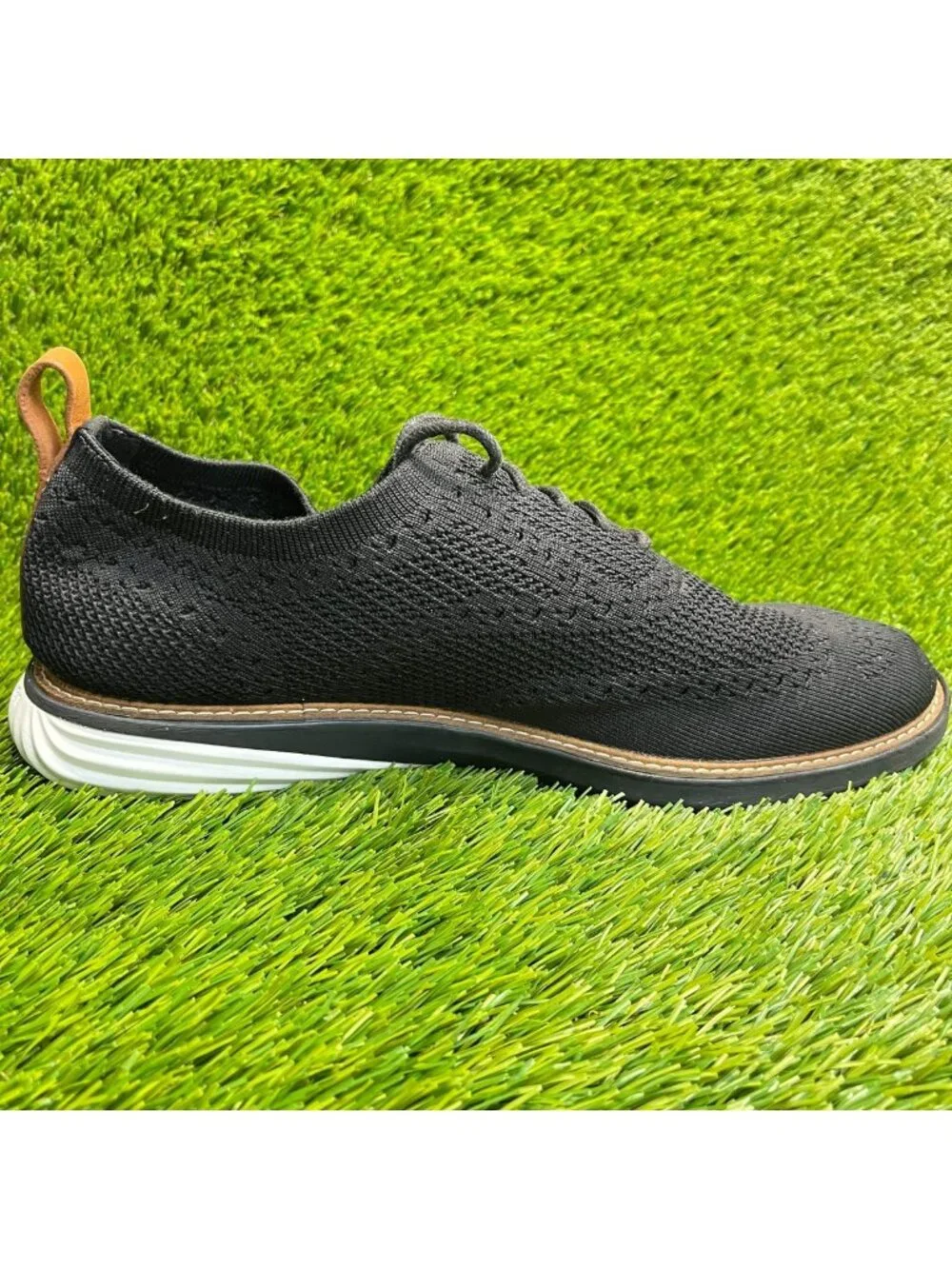 Cole Haan Grandevolution Stitchlite Mens Size 11.5 Black Casual Oxford Shoes